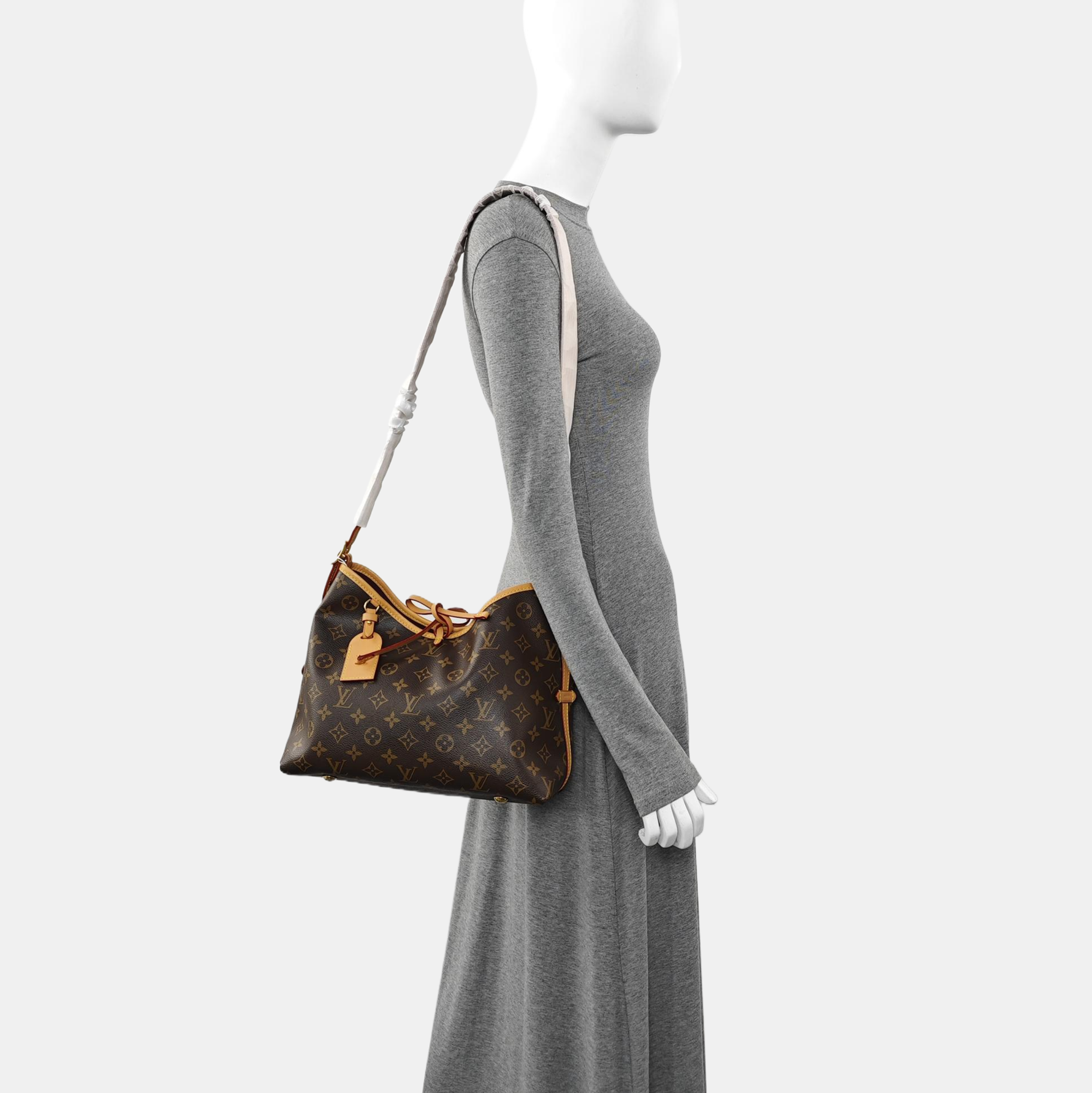 CARRYALL PM Monogram Coated Canvas Brown