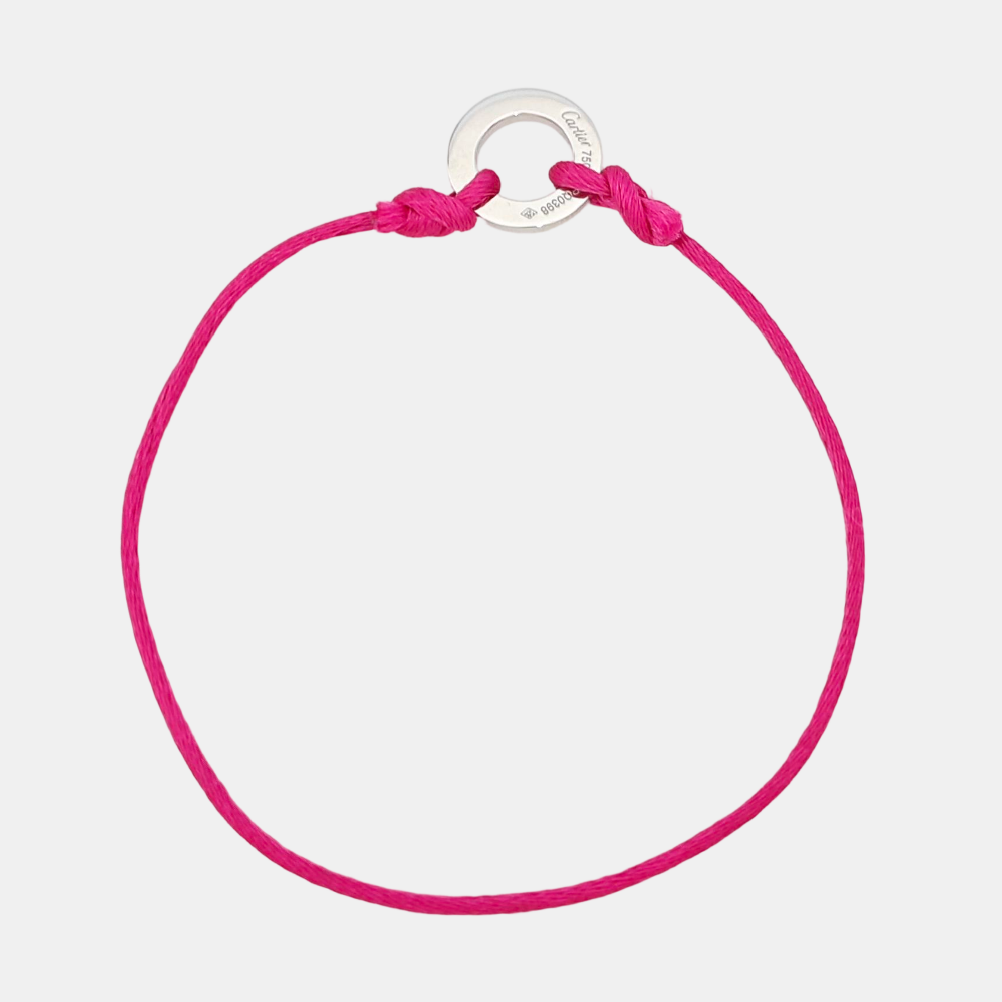 LOVE Fabric Pink Bracelet