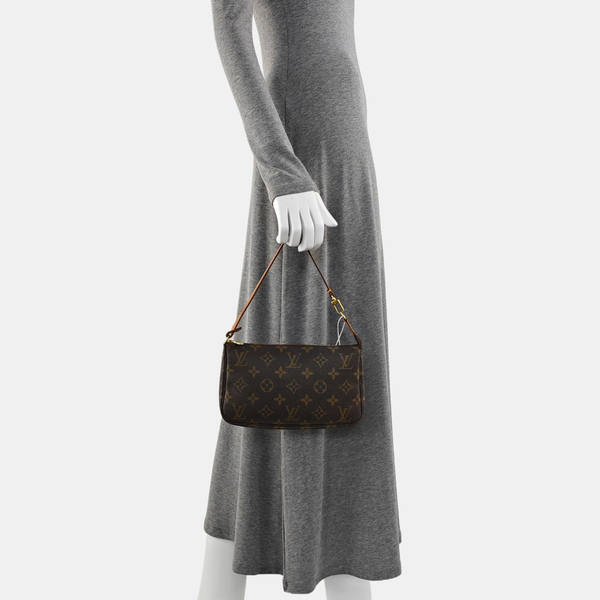 ACCESSOIRES Monogram Coated Canvas Brown