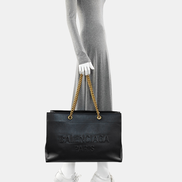 Calfskin Shoulder Bag Black