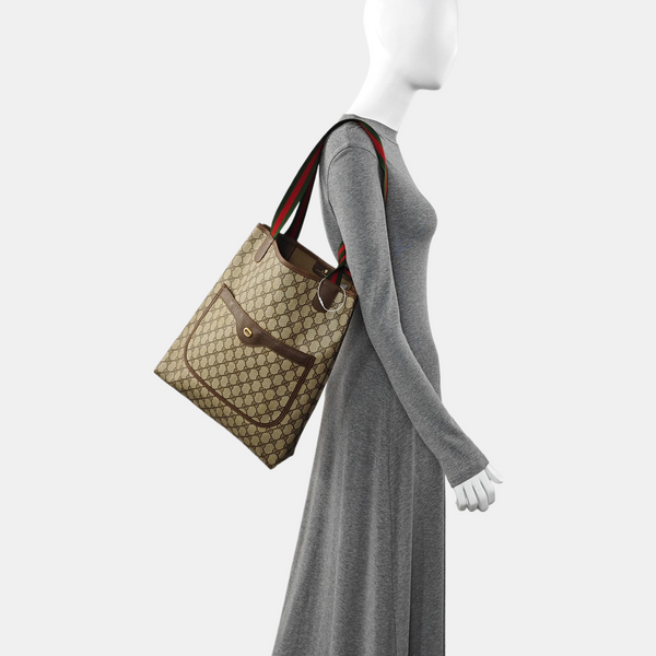 GG Supreme Monogram Coated Canvas Beige