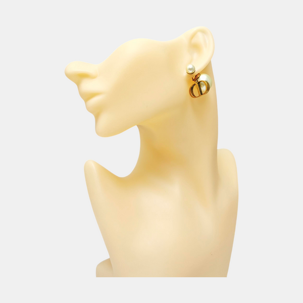 Dior Tribales Metal White Earrings