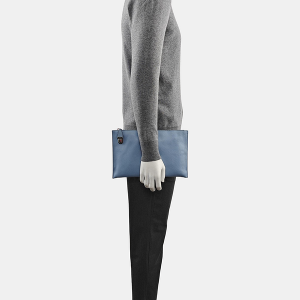 Calfskin Clutch Blue