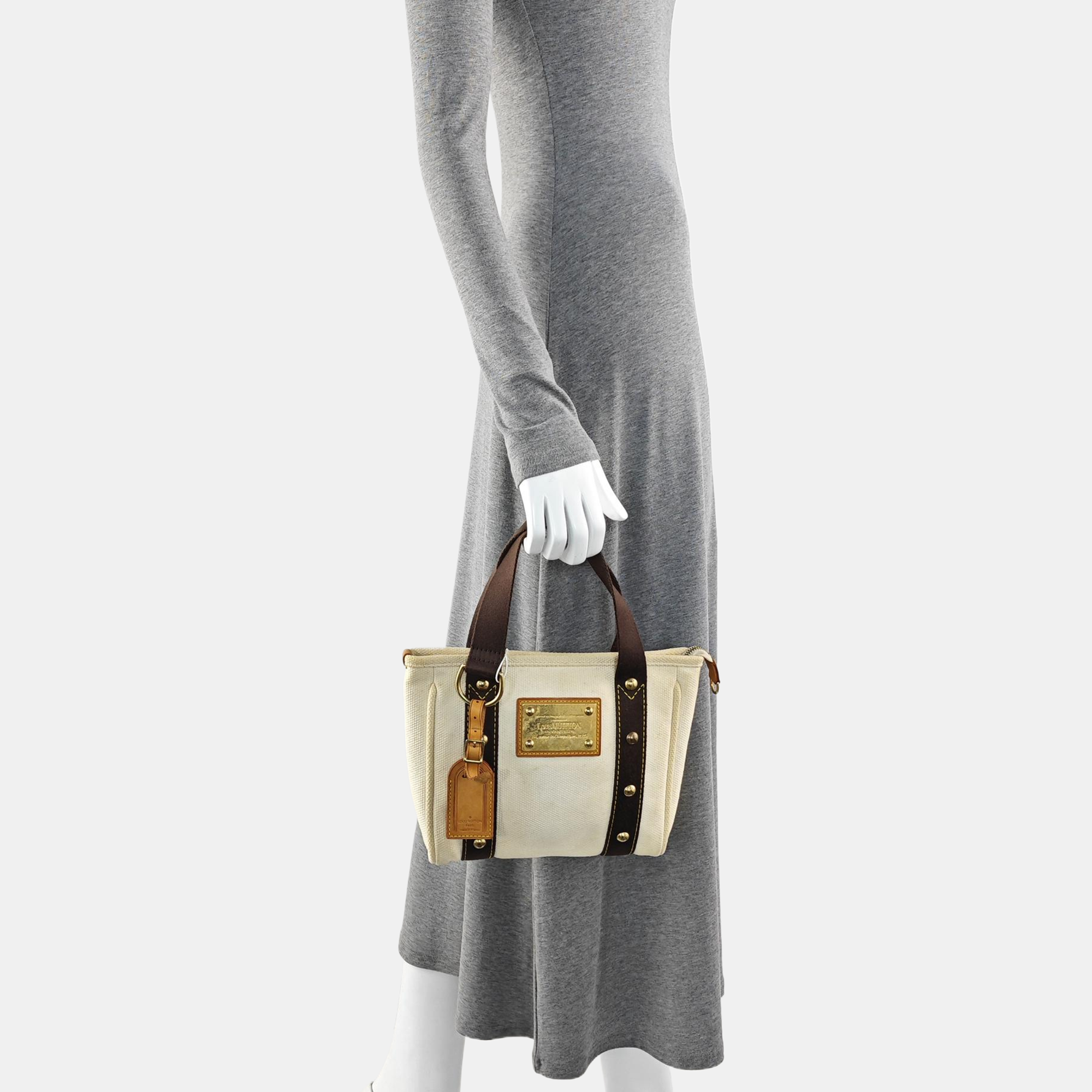 ANTIGUA PM Canvas Beige