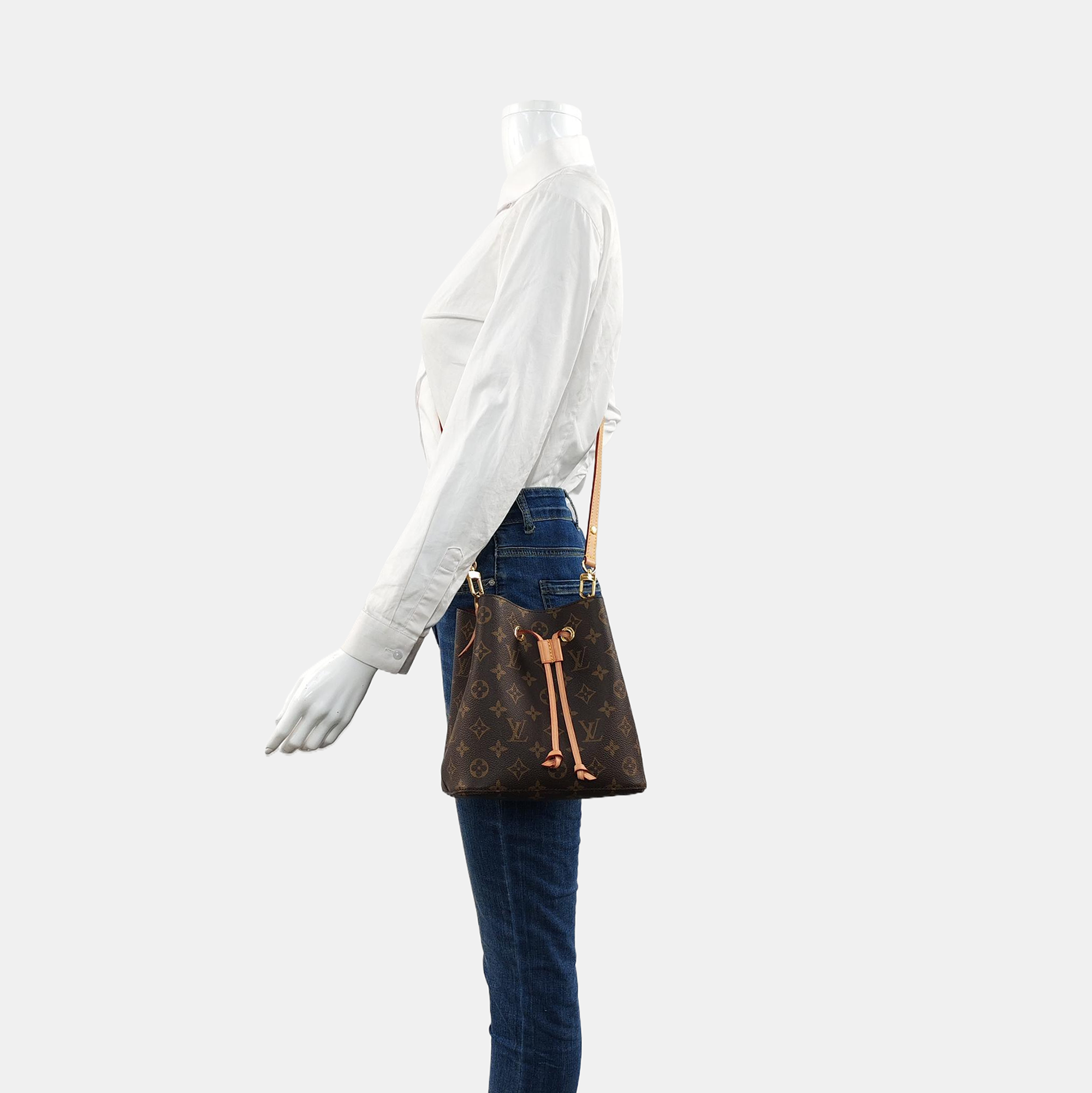 NÉONOÉ BB Monogram Coated Canvas Brown