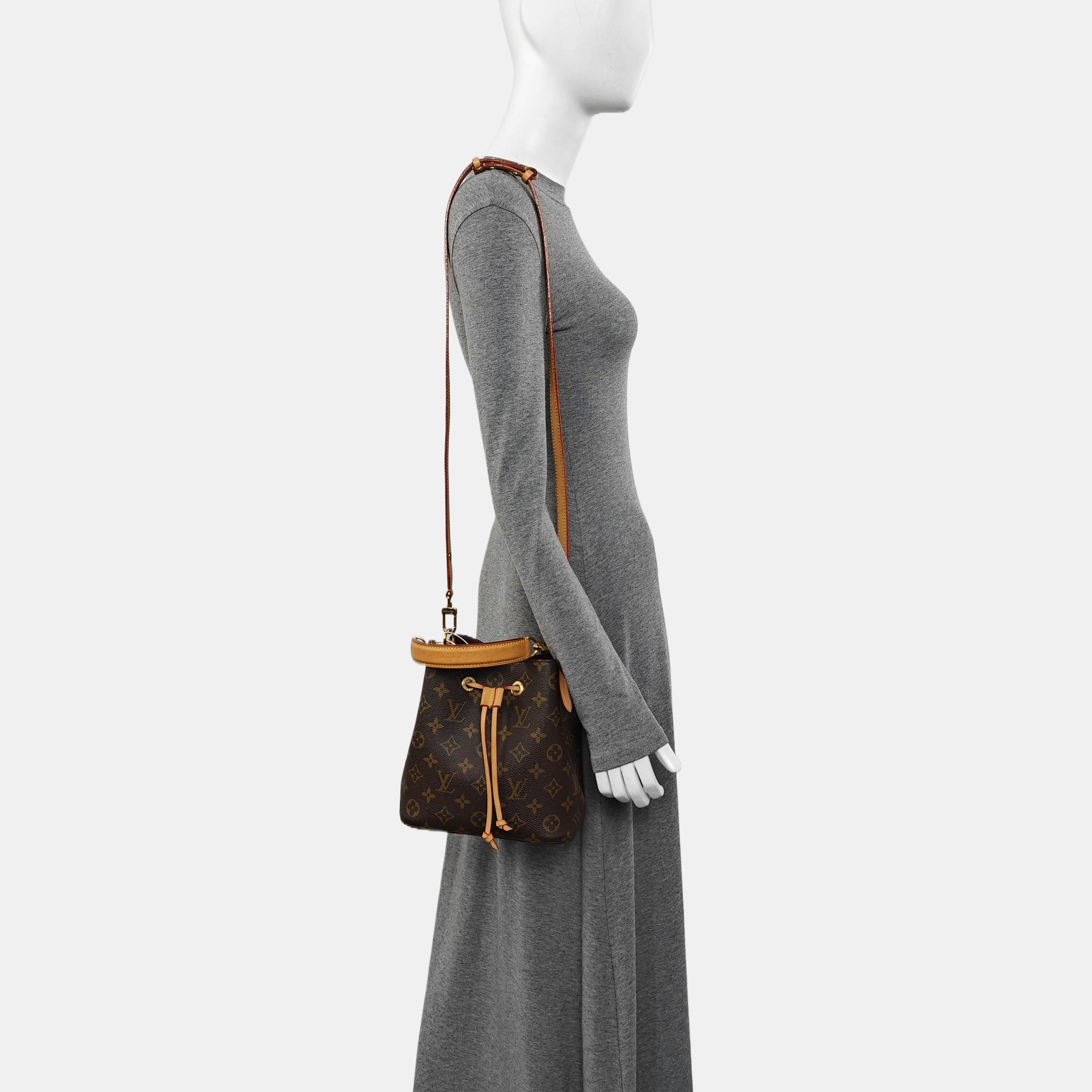 NÉONOÉ BB Monogram Coated Canvas Brown
