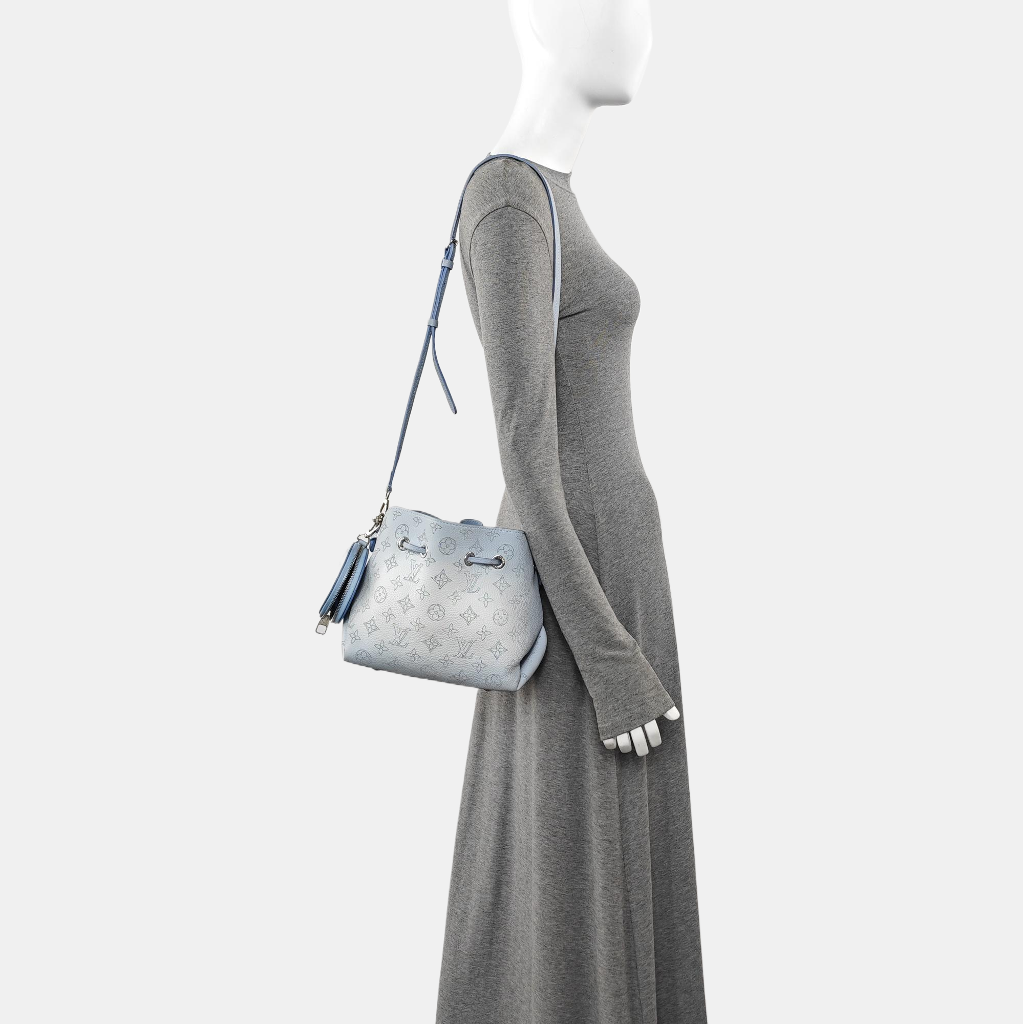 BELLA Monogram Calfskin Blue