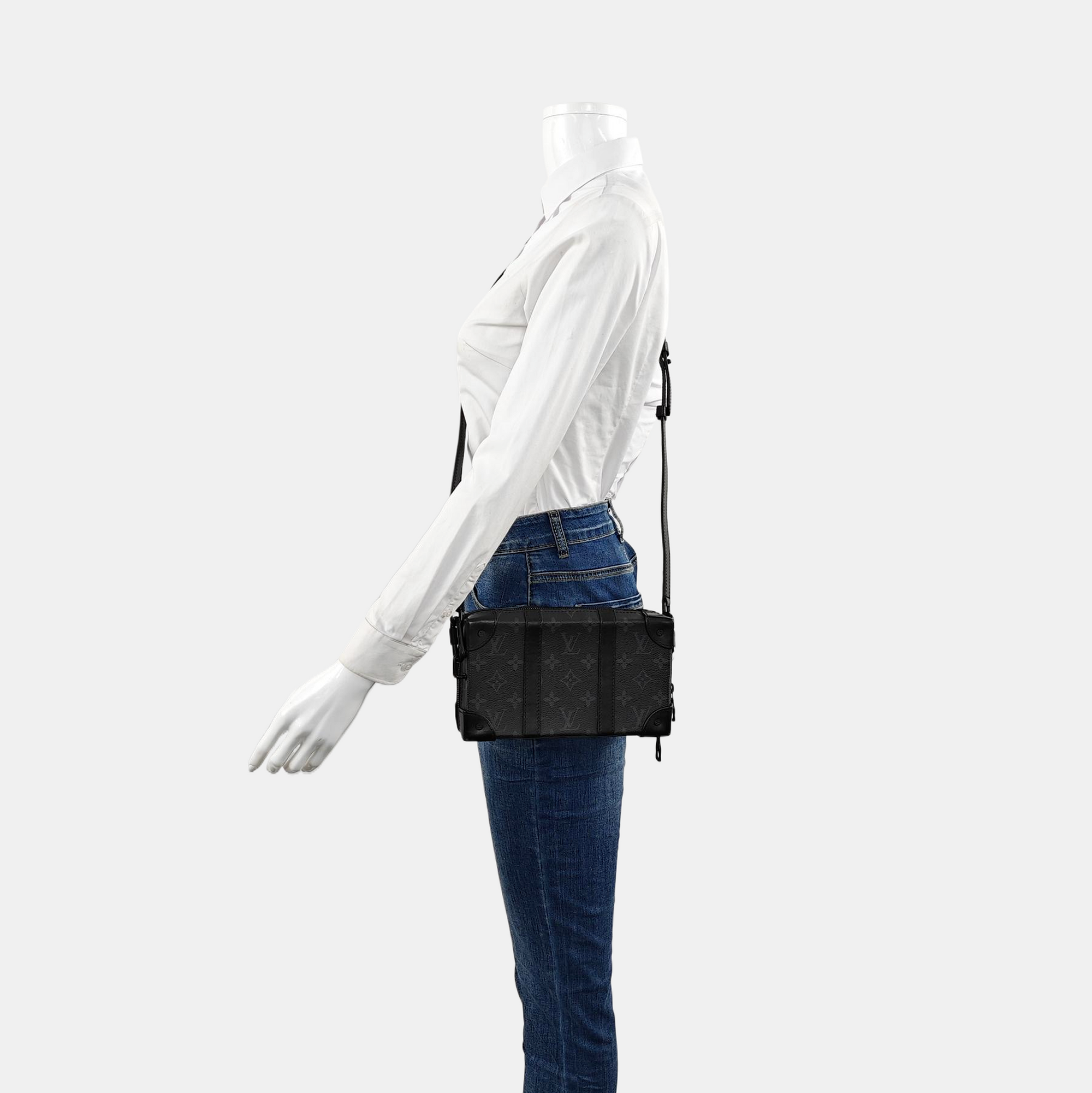 WALLET TRUNK Monogram Coated Canvas Gray