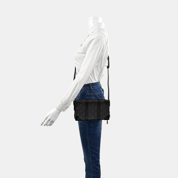 WALLET TRUNK Monogram Coated Canvas Gray
