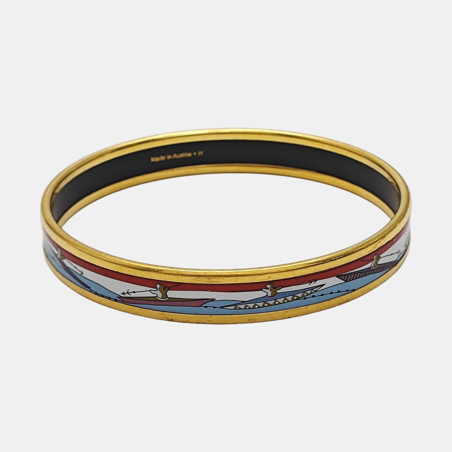Email Metal Gold Bangle