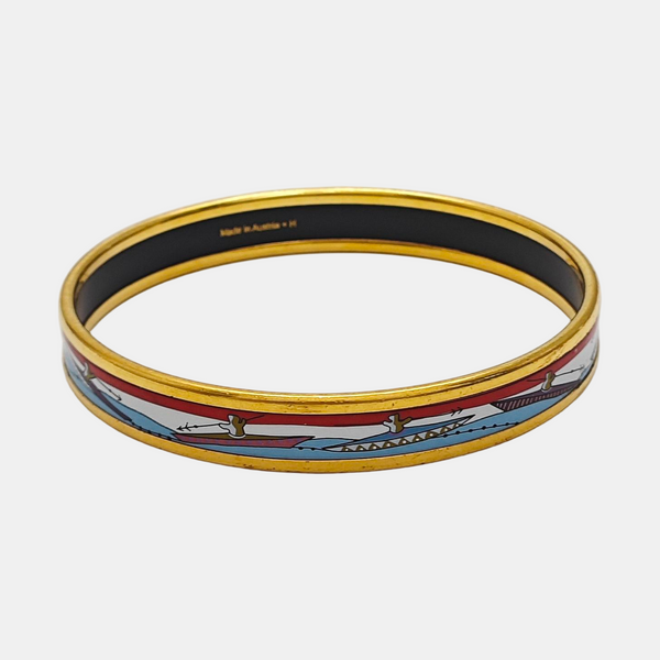 Email Metal Gold Bangle