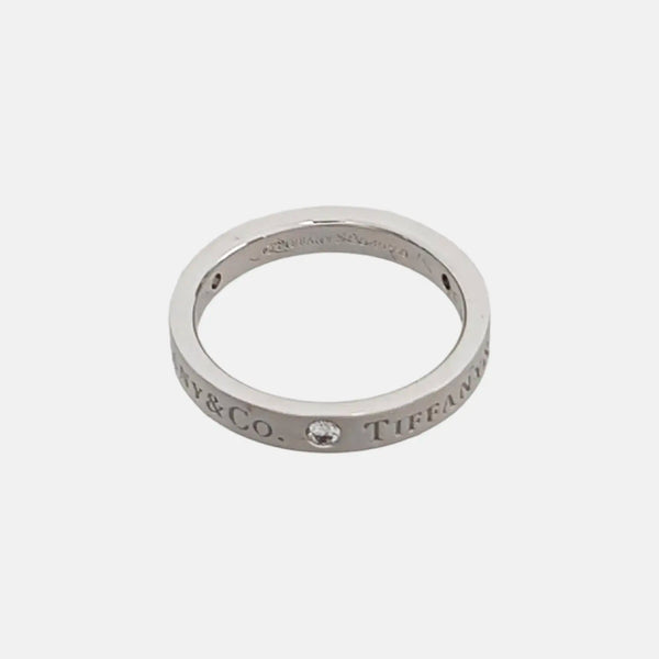 Tiffany & Co. Platinum 950 Silver Ring EU 48