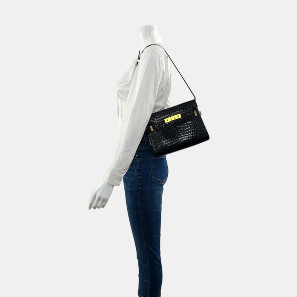 MANHATTAN Small Calfskin Black