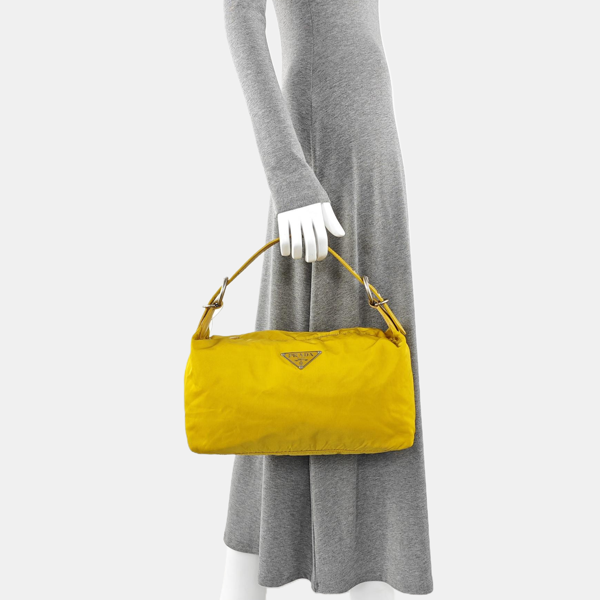 Nylon Shoulder Bag Yellow