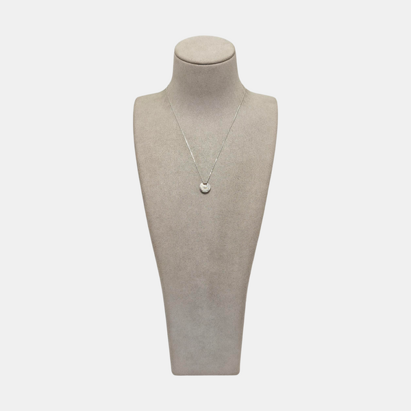 AMULETTE DE CARTIER 18k White Gold Silver Necklace