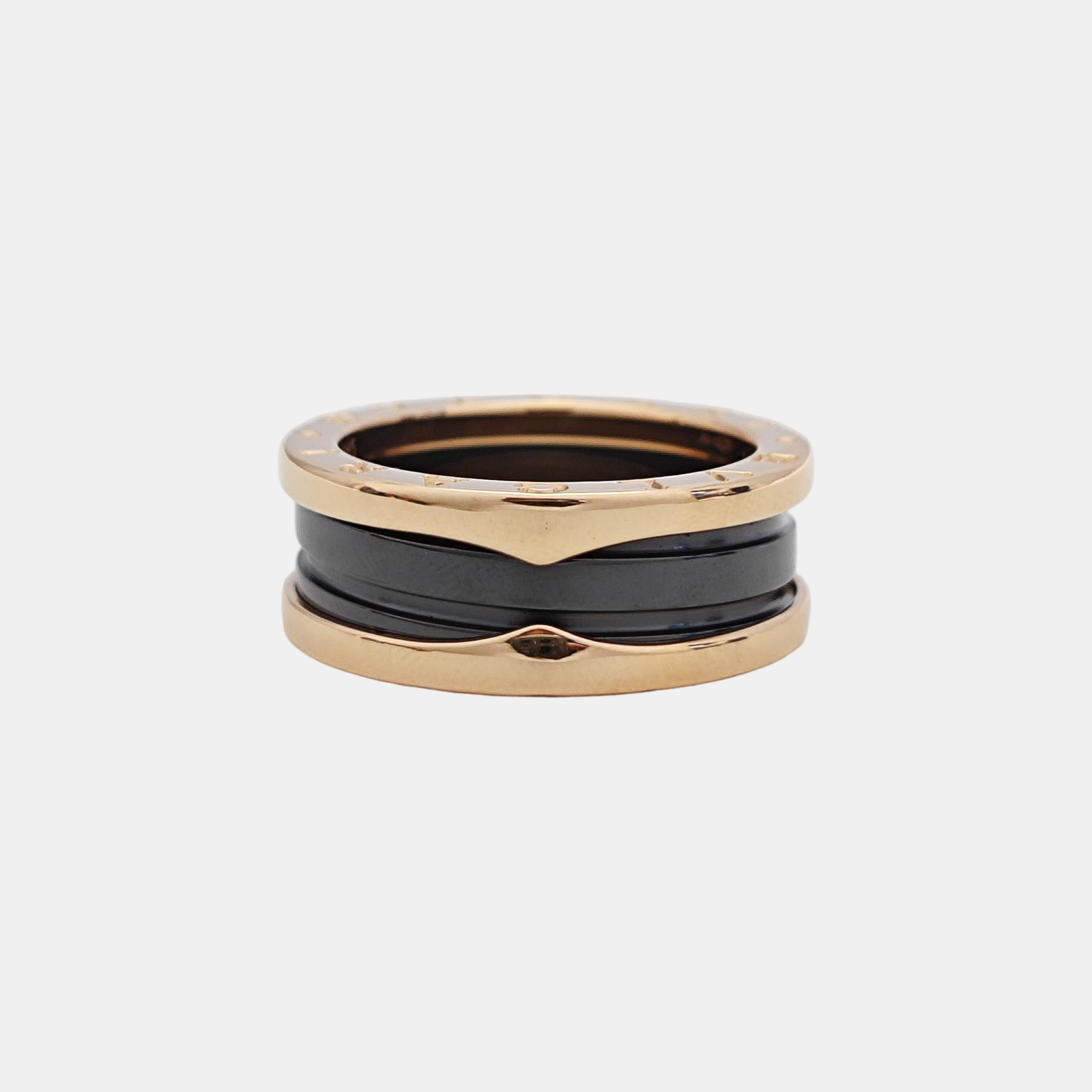 B.ZERO1 18k Rose Gold Ring EU 54