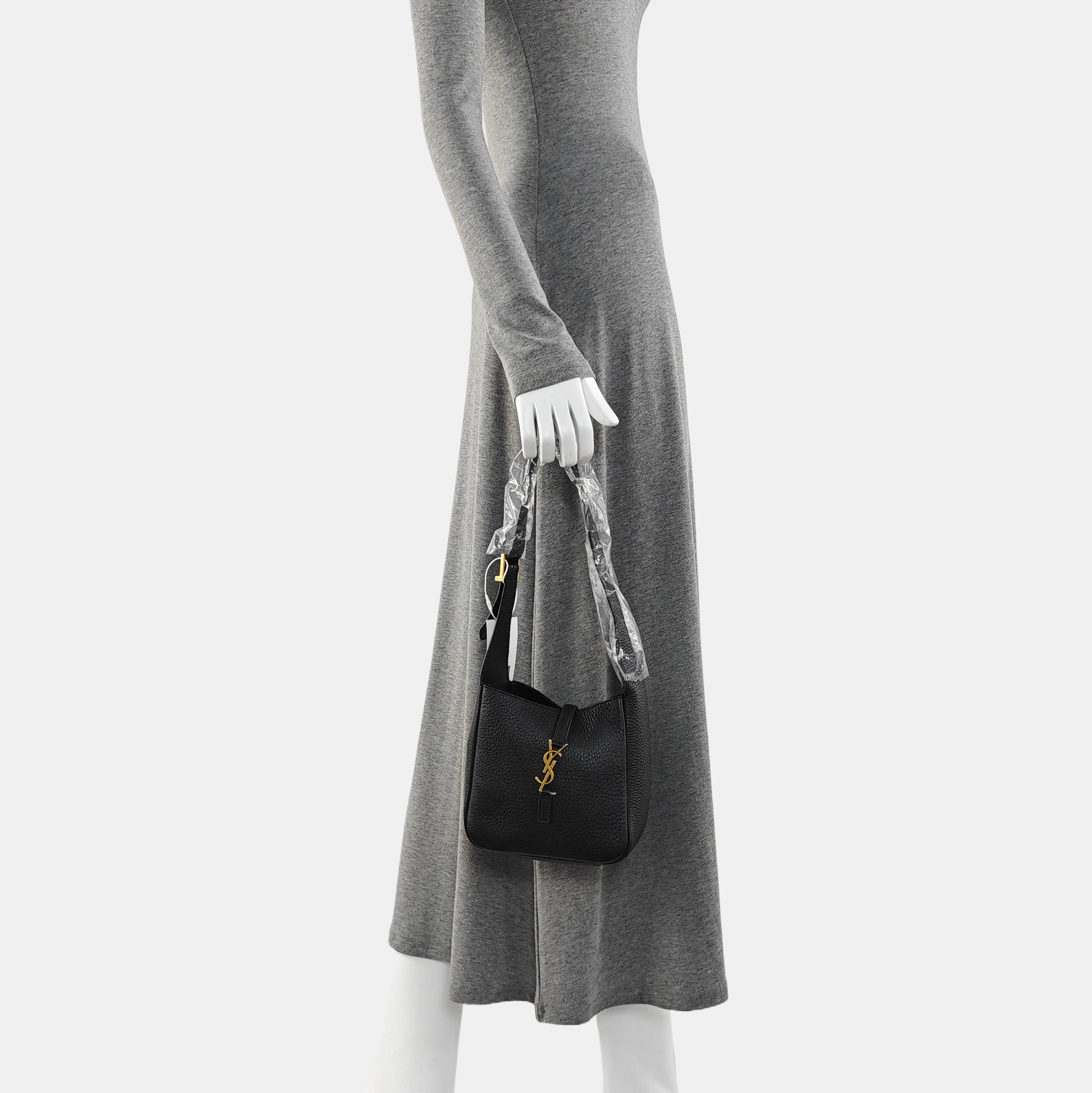 LE 5 À 7 Mini Deer Leather Black