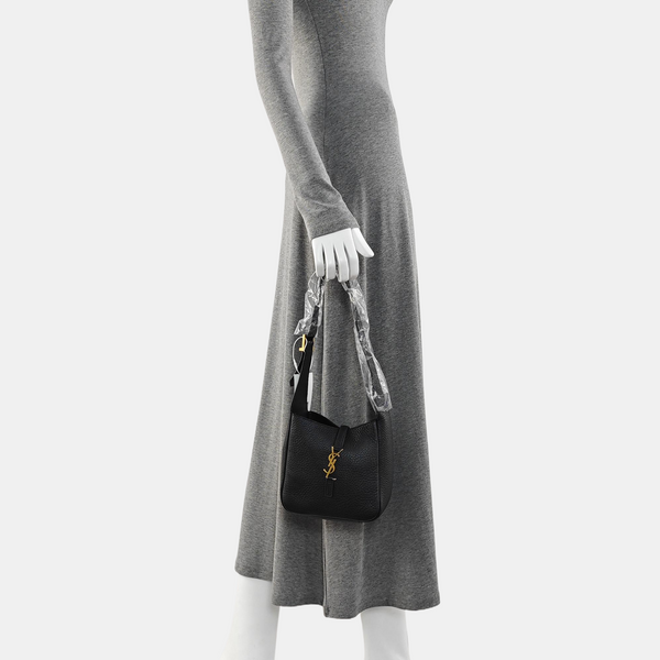 LE 5 À 7 Mini Deer Leather Black