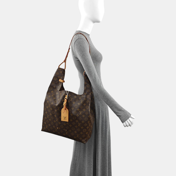 ATLANTIS Monogram Coated Canvas Brown