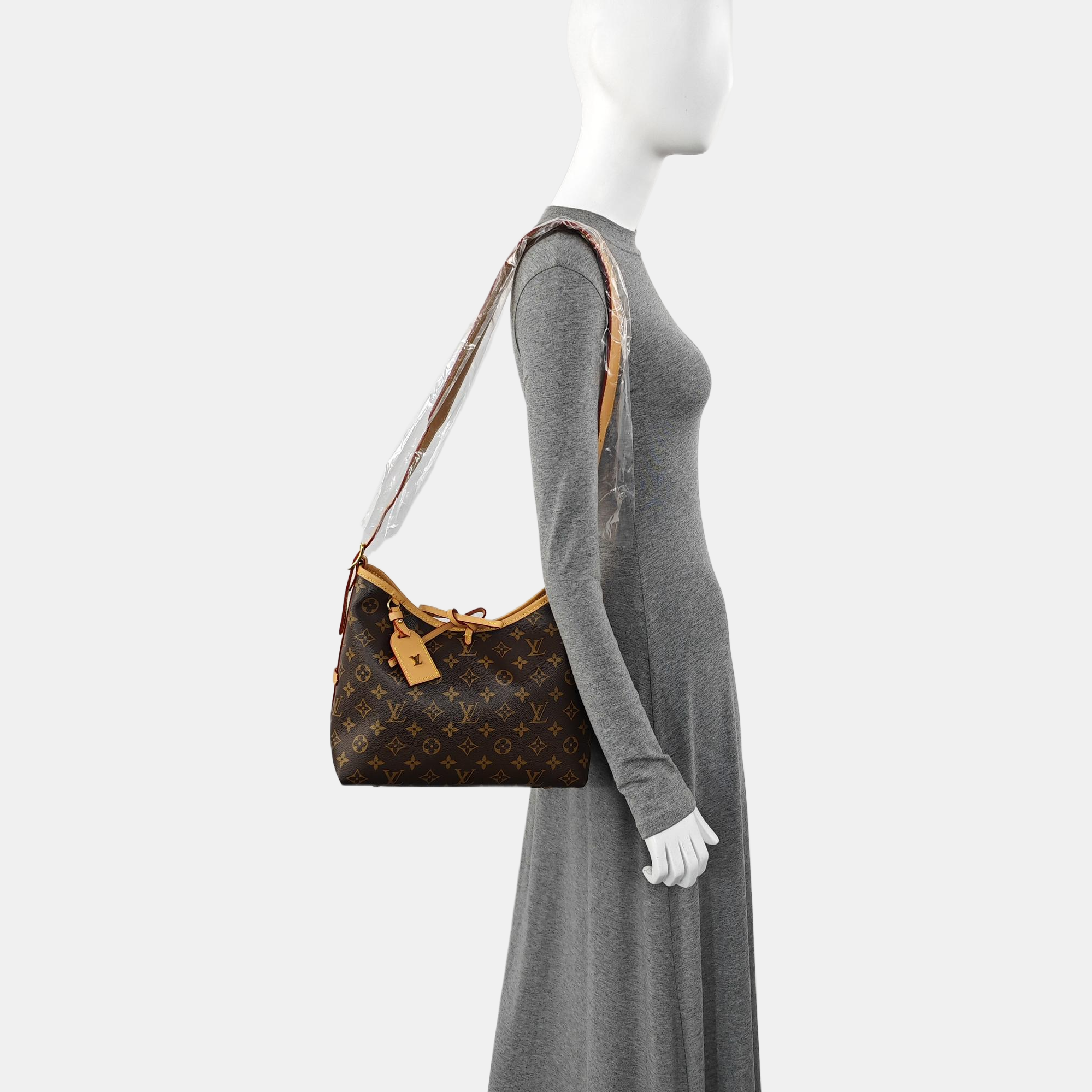 CARRYALL PM Monogram Coated Canvas Brown