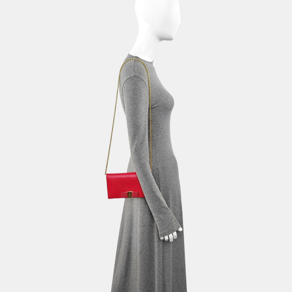 Ginny Calfskin Red