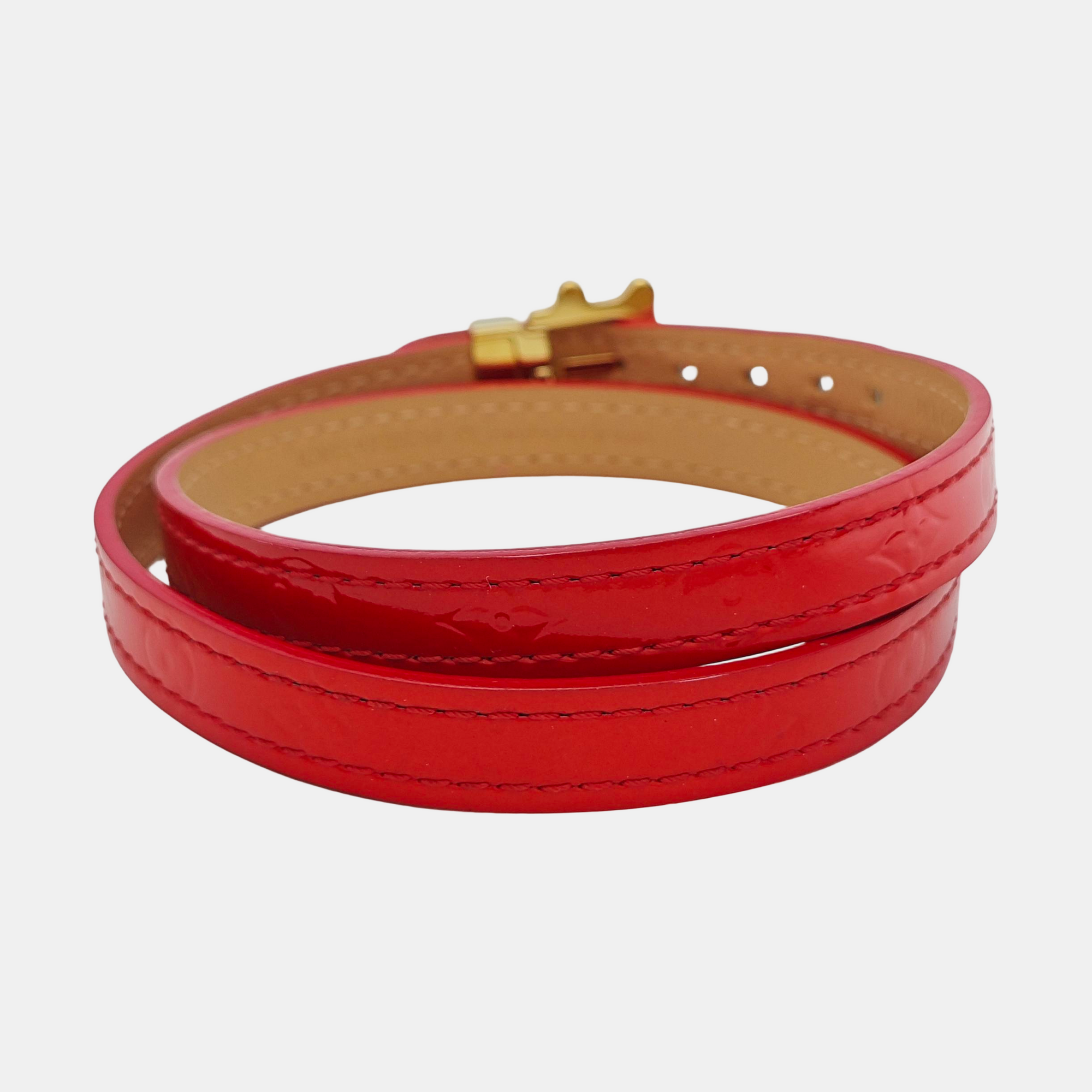Leather Red Bracelet