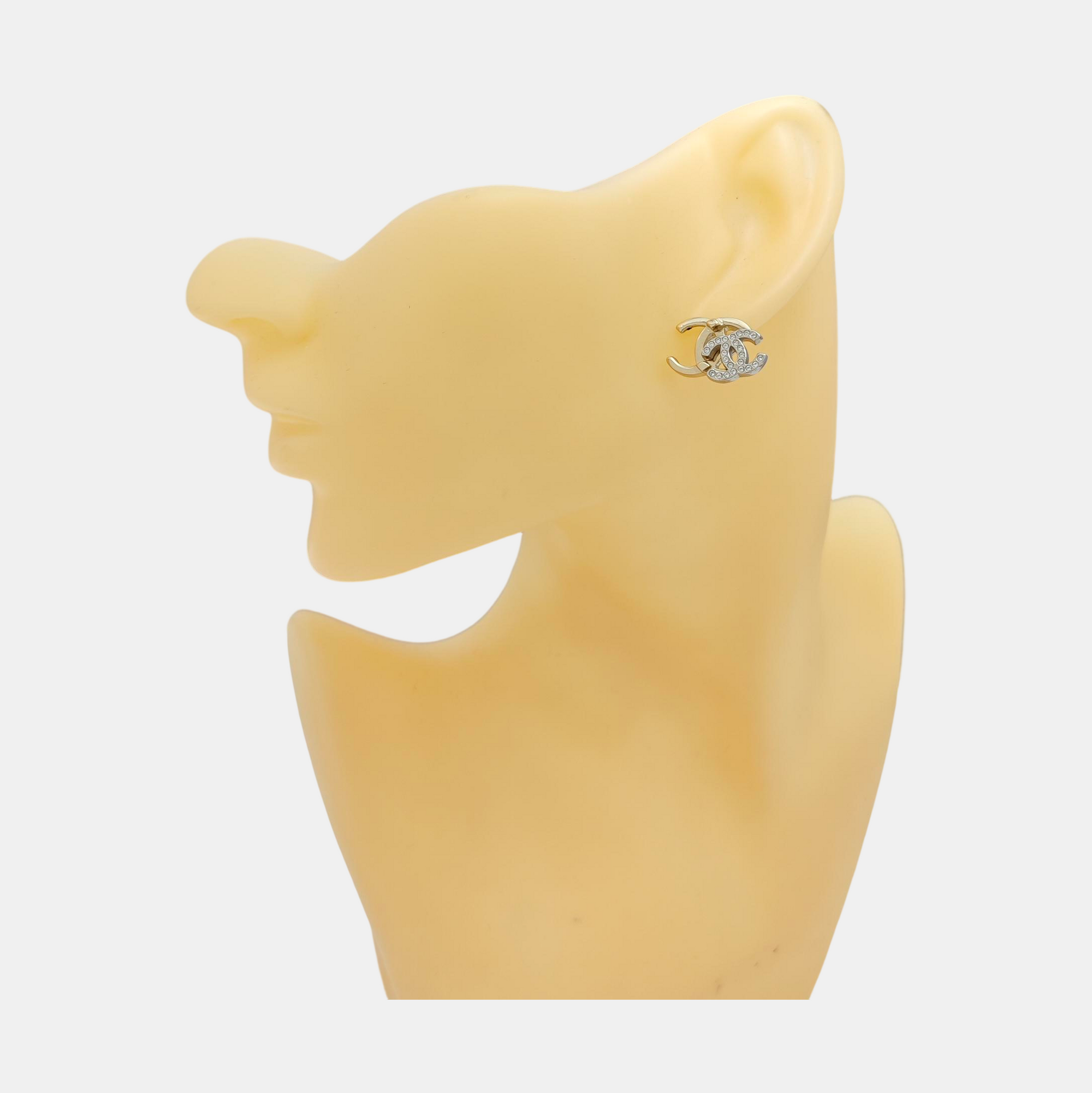 Metal Gold Stud Earrings