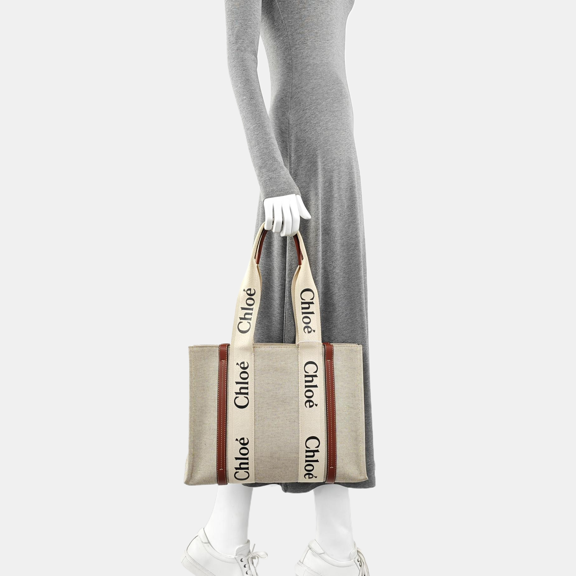 Woody Medium Canvas Beige