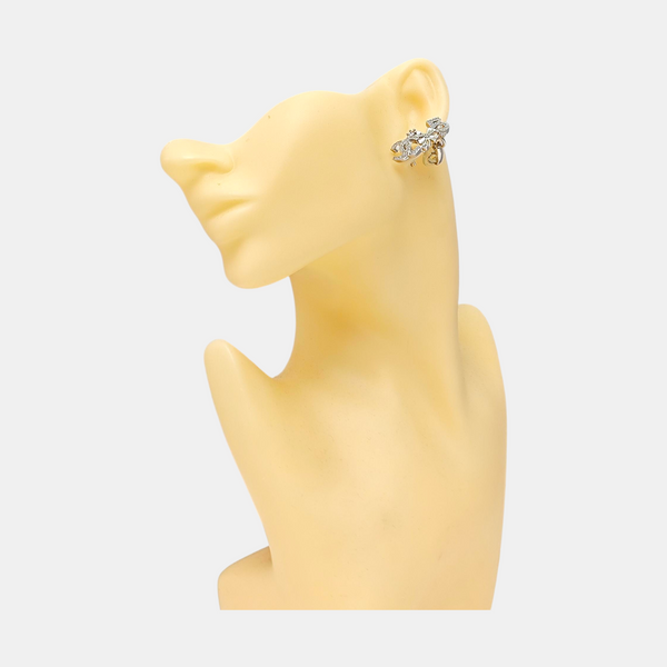 Metal Silver Stud Earrings