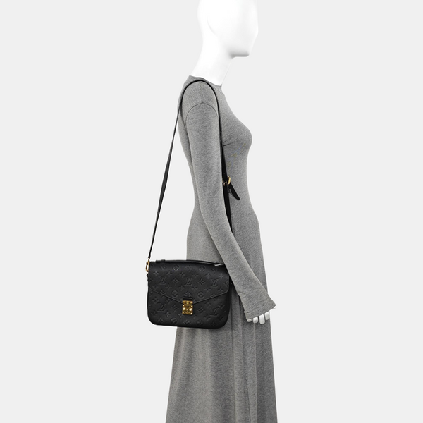 MÉTIS MM Monogram Calfskin Black