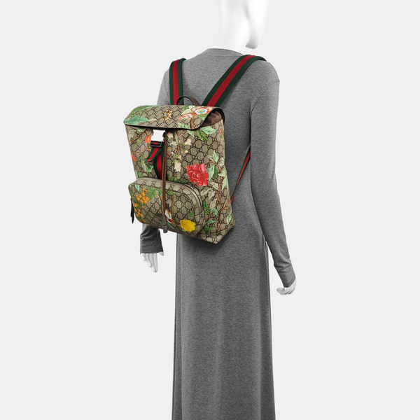 Tian Monogram Coated Canvas Brown