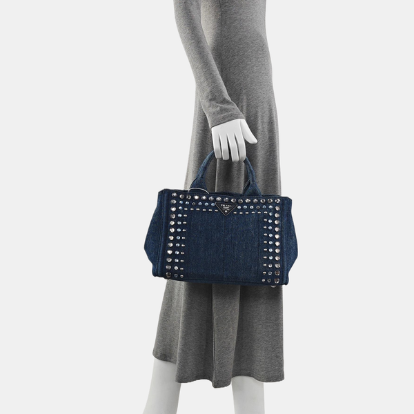 Denim Tote Bag Blue