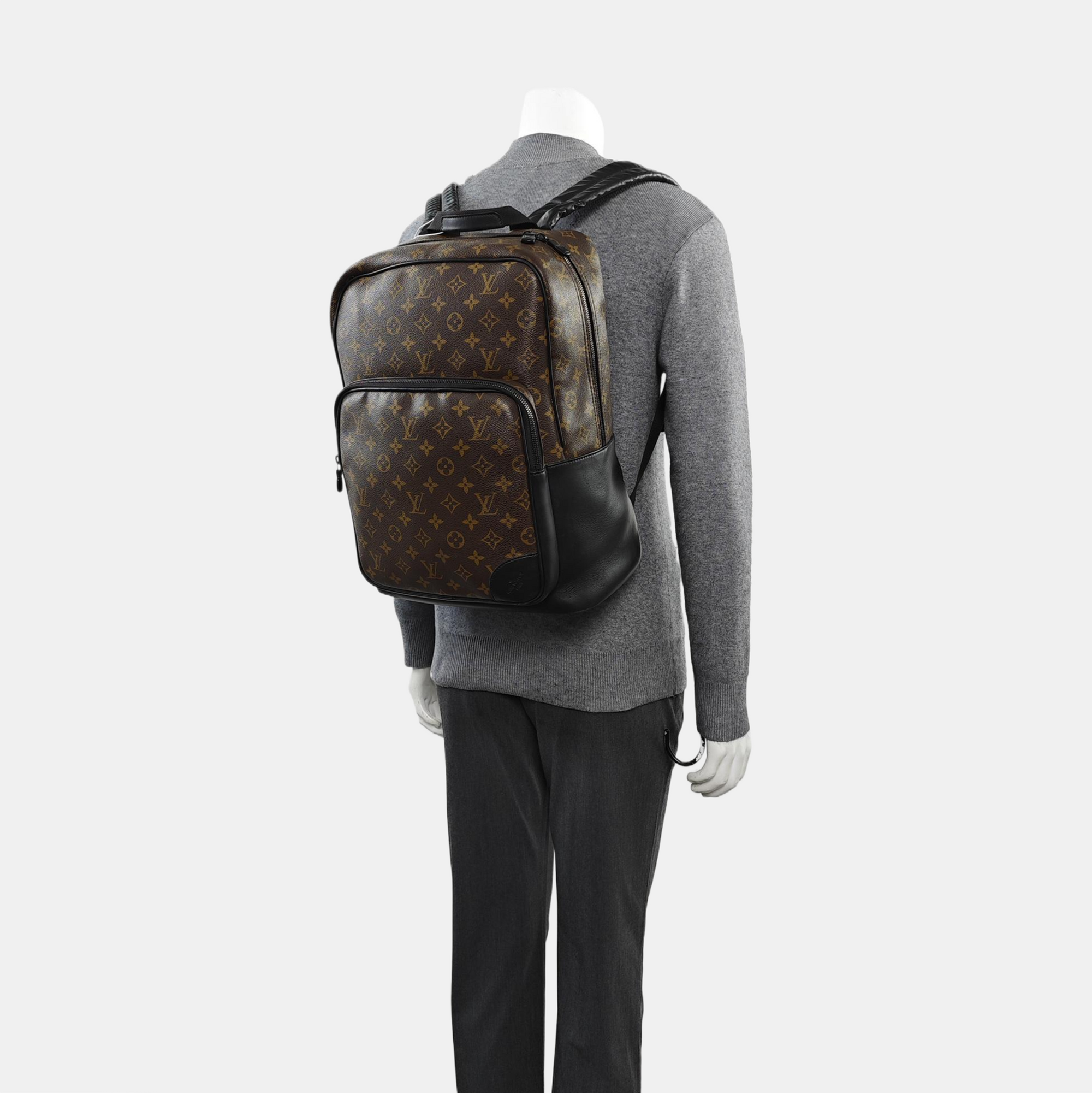DEAN Monogram Coated Canvas Brown