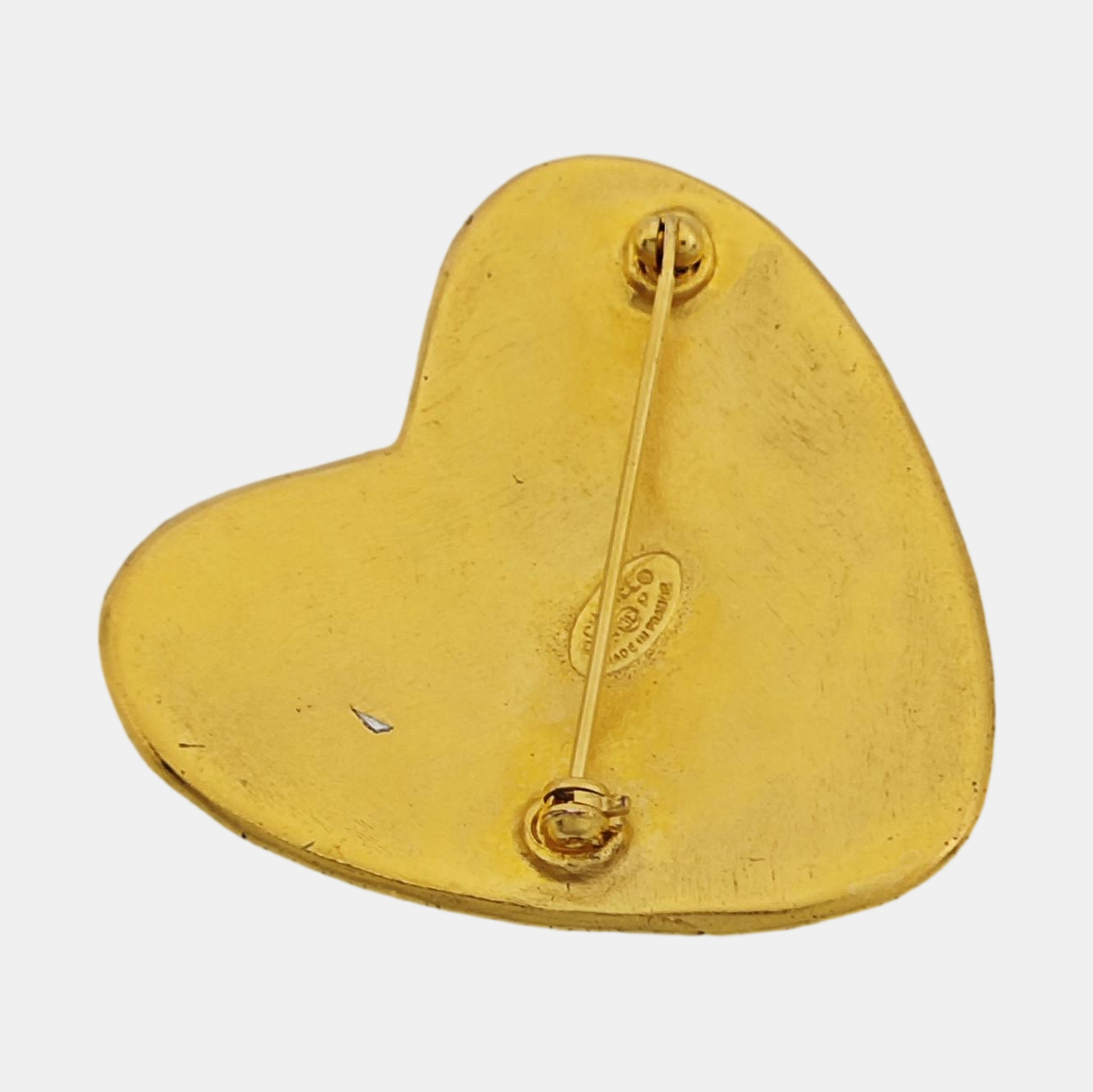Metal Gold Brooch