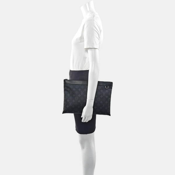 DISCOVERY Monogram Coated Canvas Gray
