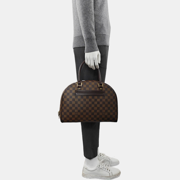 NOLITA Damier Ebene Coated Canvas Brown