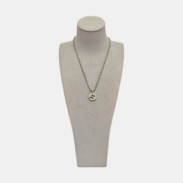 Interlocking G 925 Sterling Silver Necklace