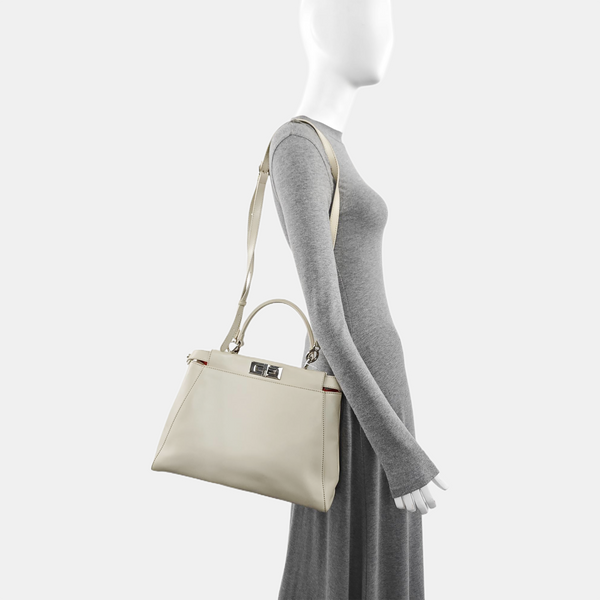 Peekaboo Medium Calfskin Beige