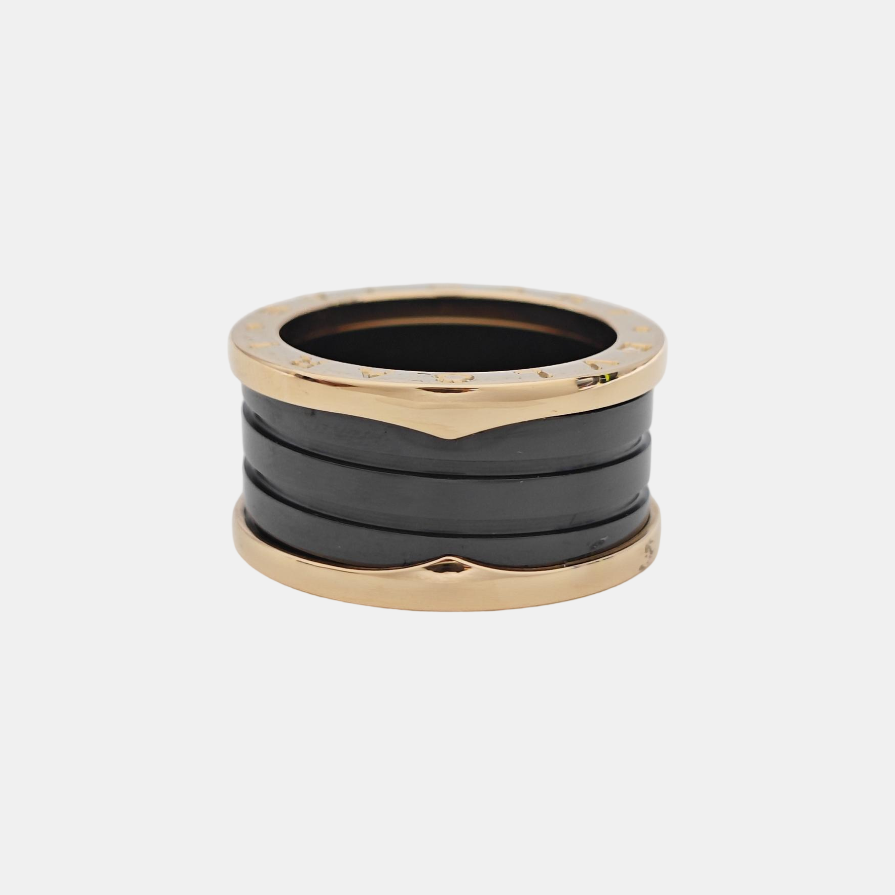 B.ZERO1 18k Rose Gold Ring EU 57