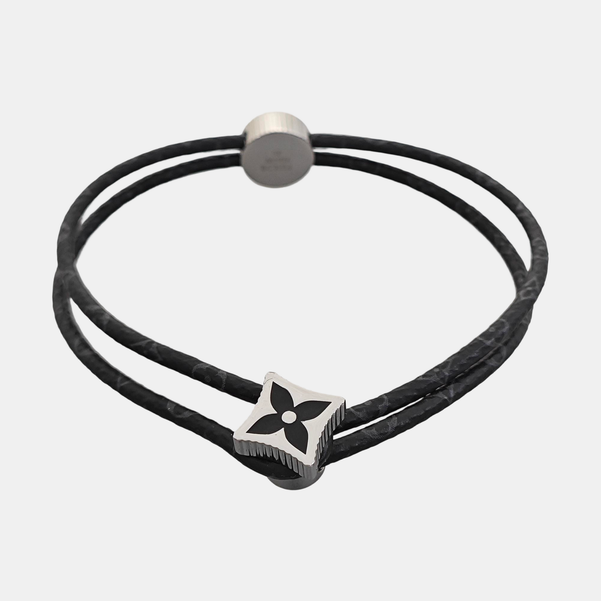 Coated Canvas Black Bangle