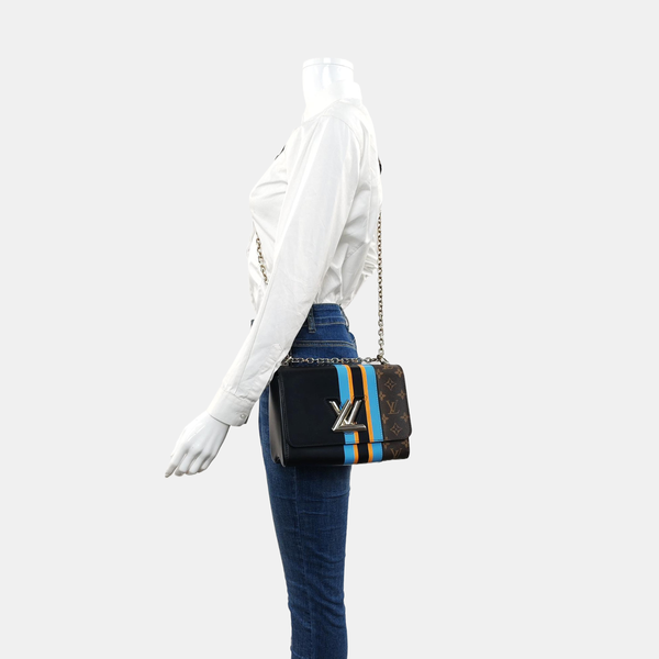 Authenticated pre-owned  TWIST MM Monogram Coated Canvas Multicolor - Shoulder Bag at Looply