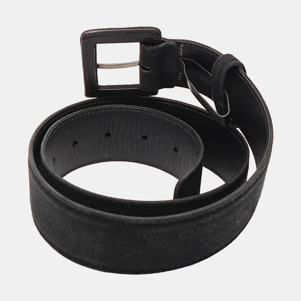 Suede Belt Black