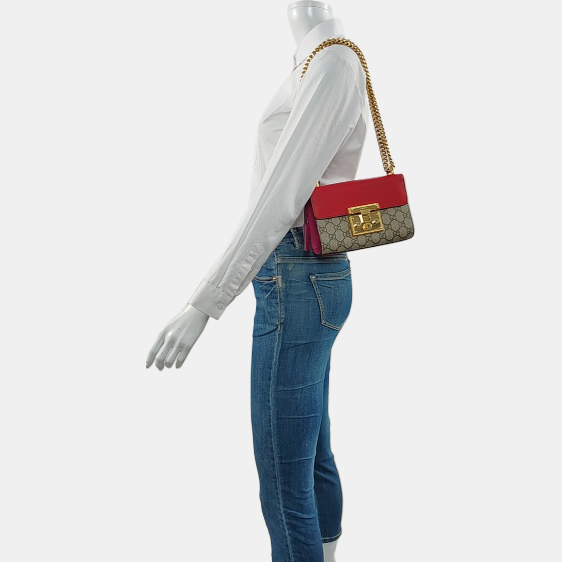 Padlock Small Monogram Coated Canvas Multicolor