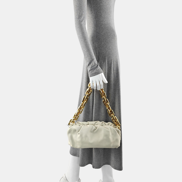 The Pouch Mini Calfskin White