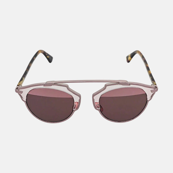 Metal Sunglasses Red