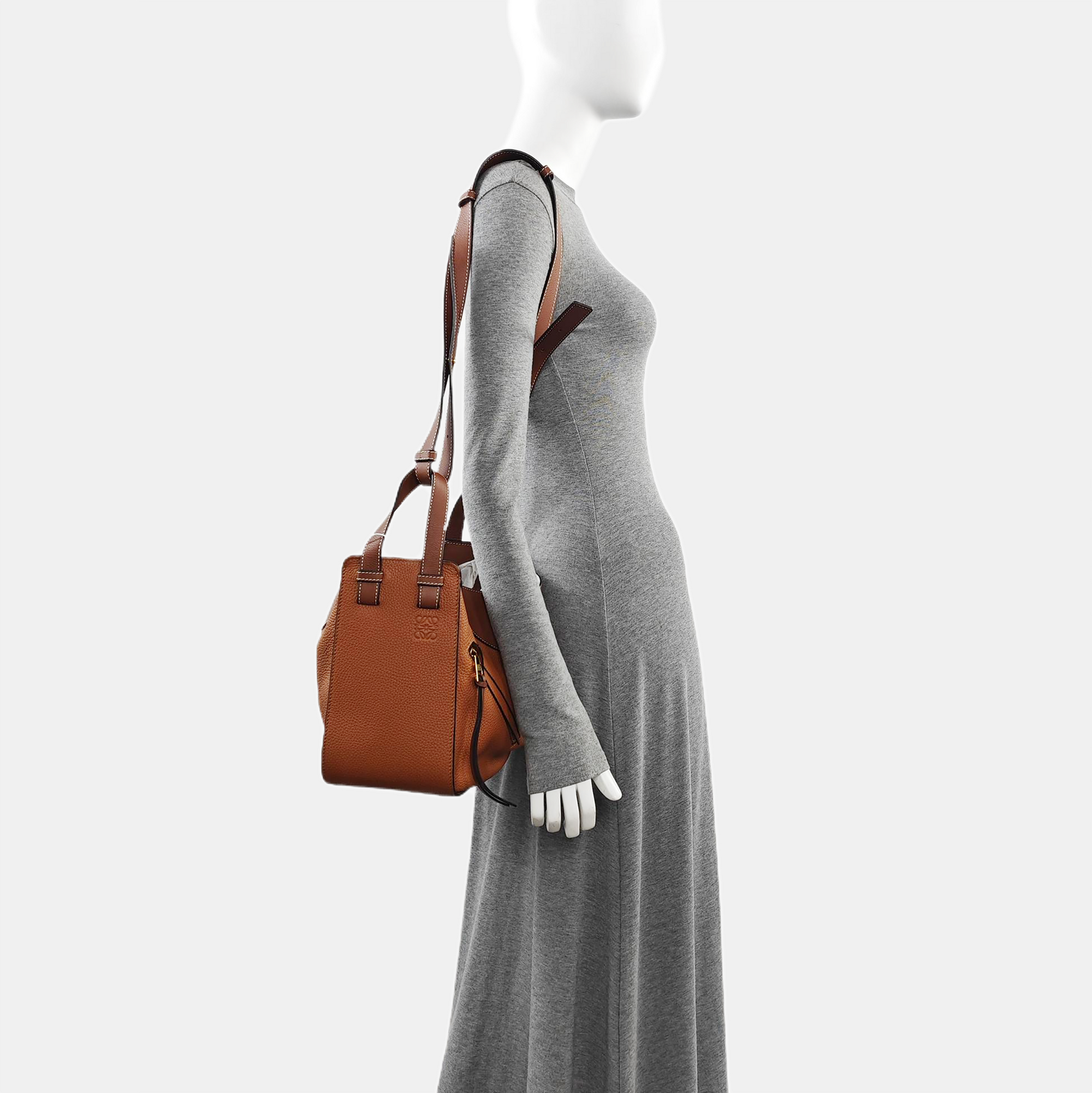Hammock Small Calfskin Brown