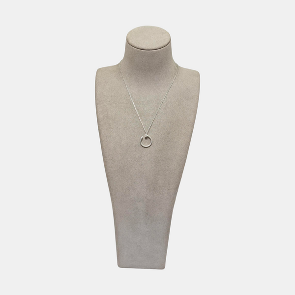 JUSTE UN CLOU 18k White Gold Silver Necklace