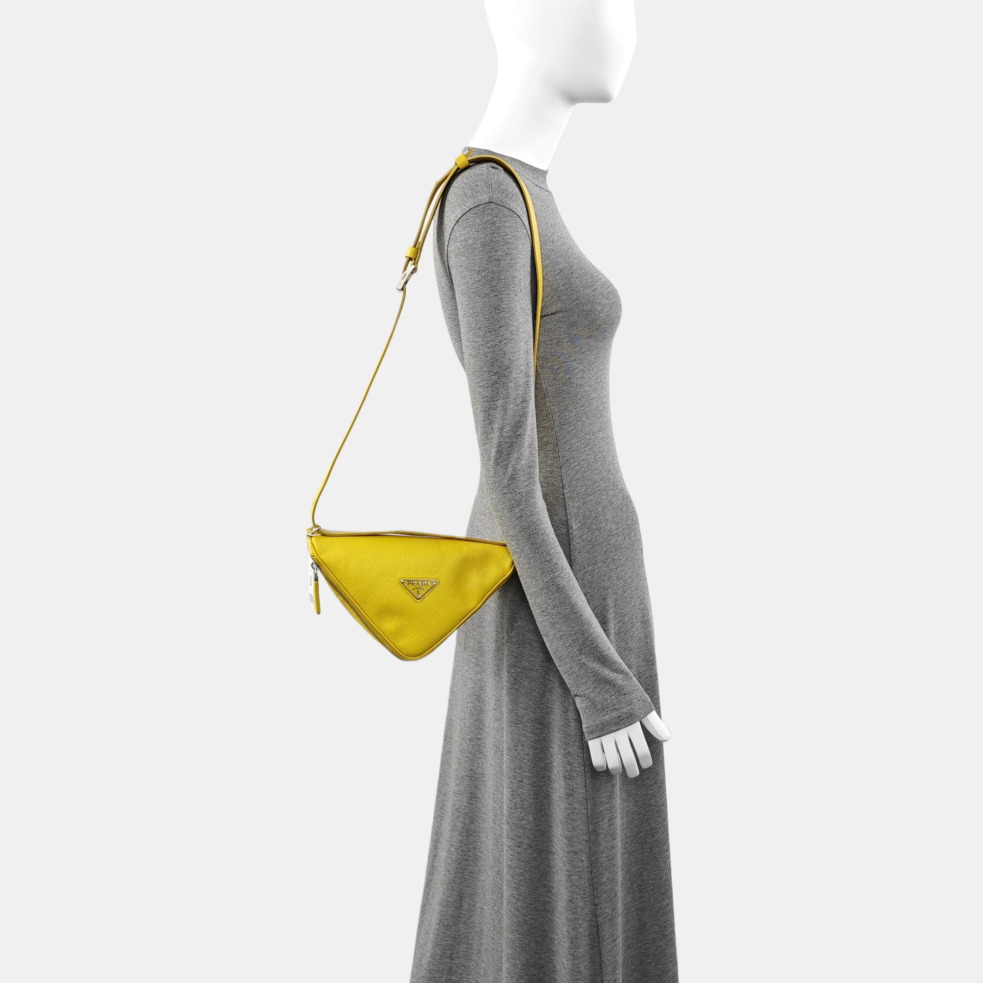 Calfskin Shoulder Bag Yellow