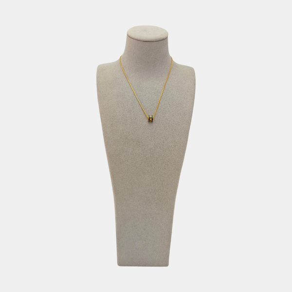 Pop H Metal Gold Necklace