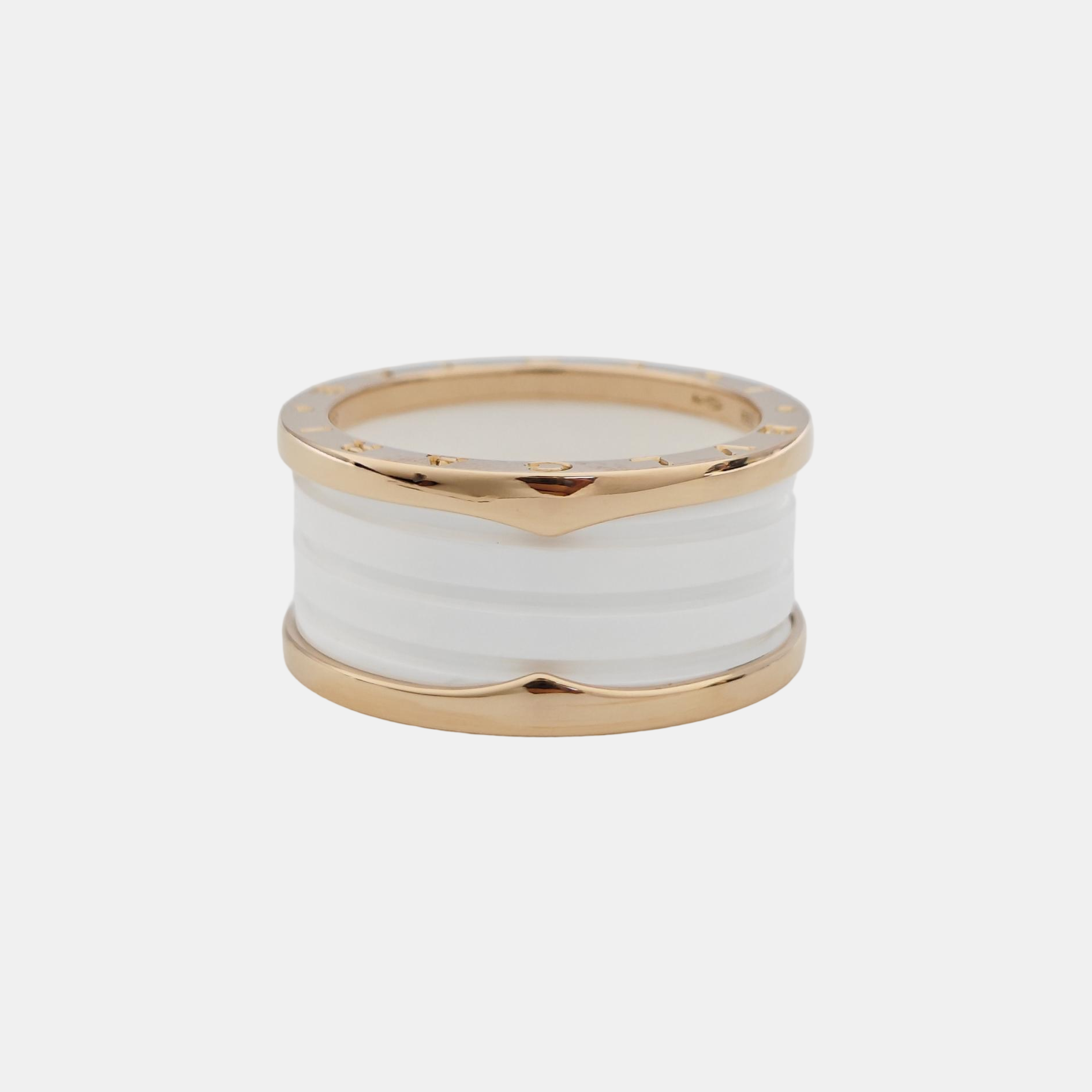 B.ZERO1 18k Rose Gold Ring EU 64